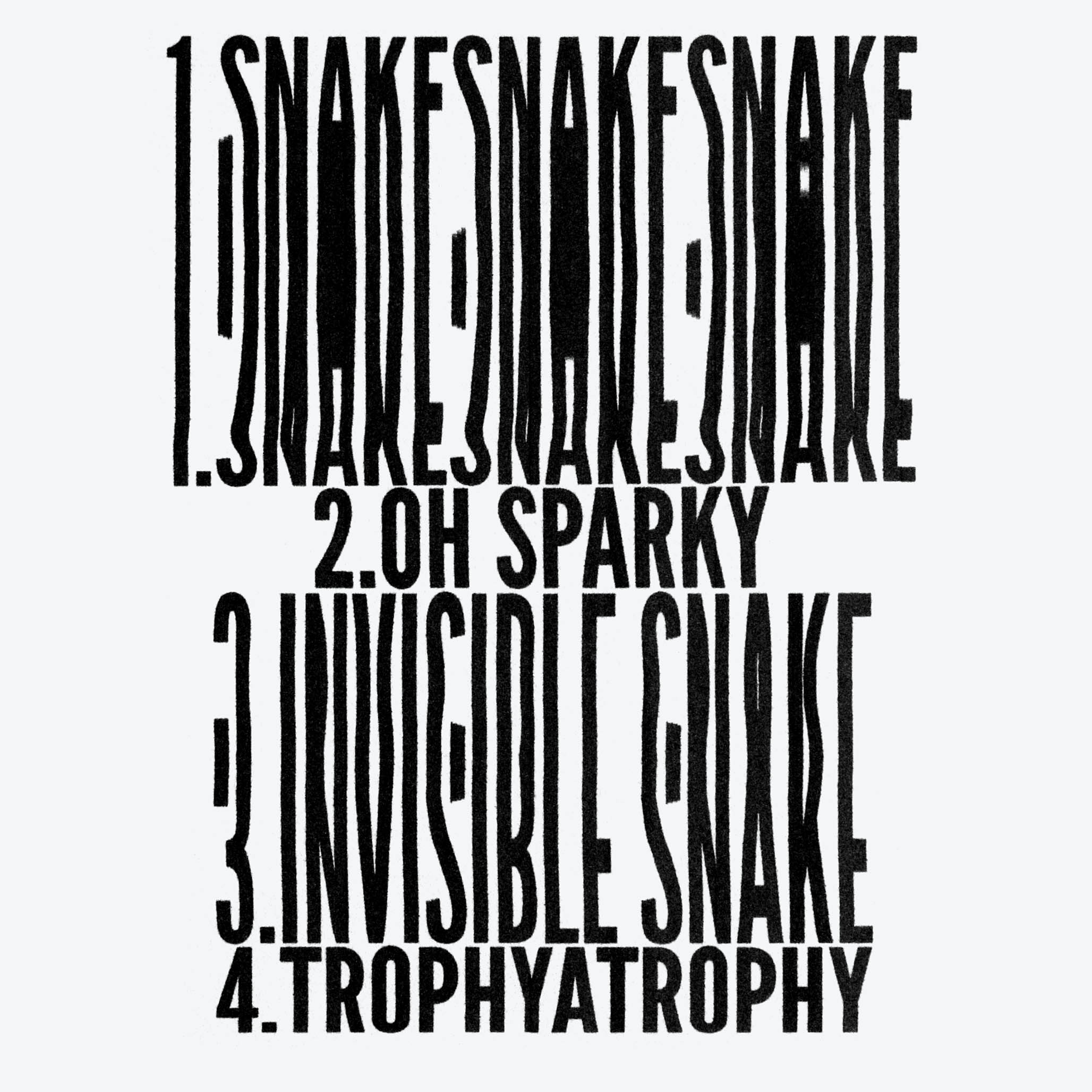 Impactist INVISIBLE SNAKE - EP Artwork Back