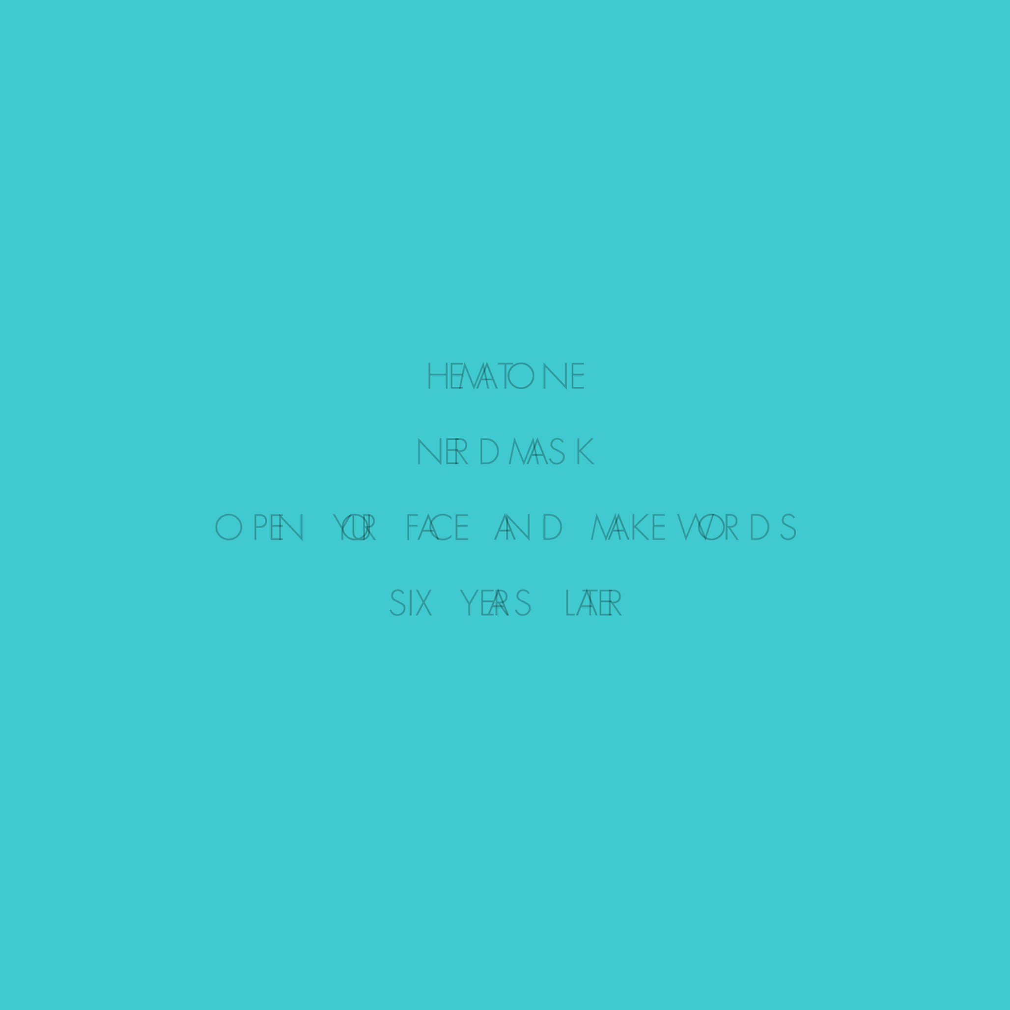Impactist OPEN YOUR FACE AND MAKE WORDS - EP Artwork Back