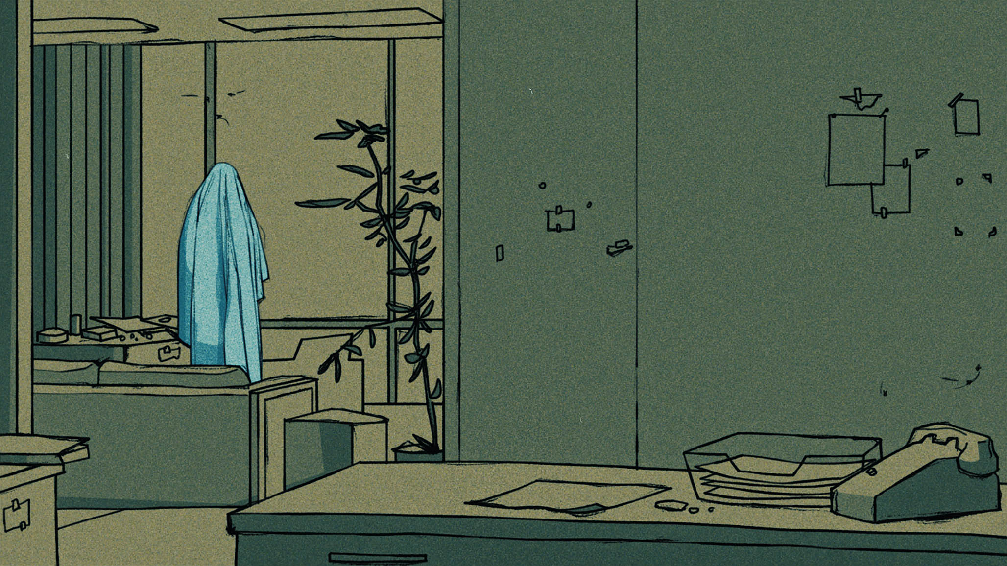 Impactist Ghost Office Still Frame 07