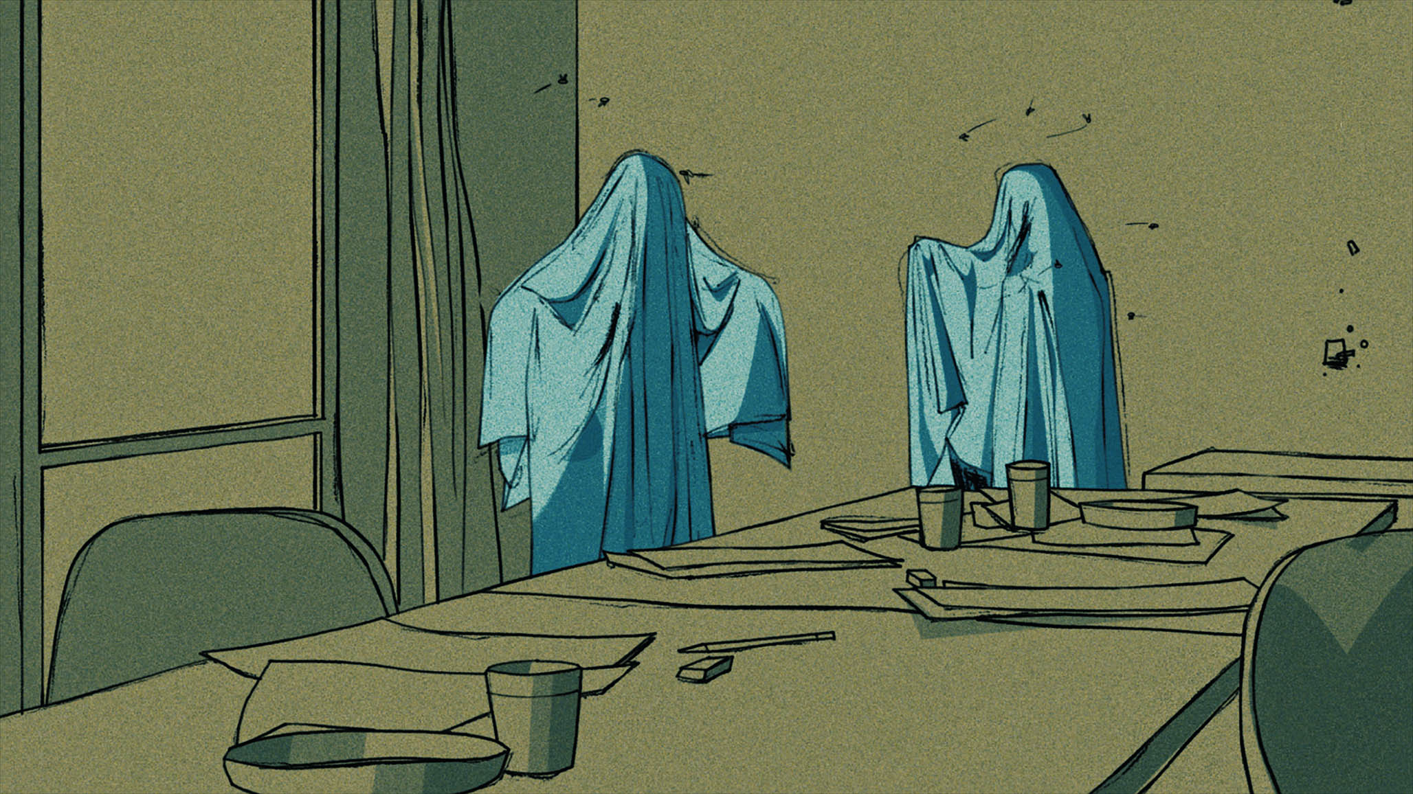 Impactist Ghost Office Still Frame 09